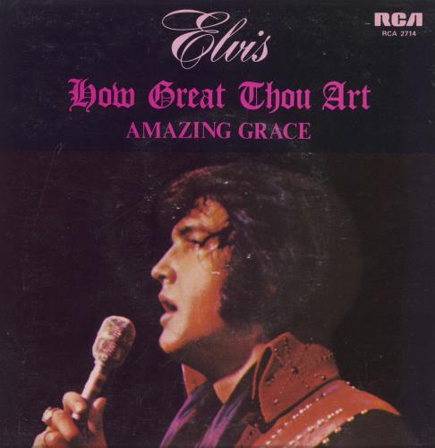 Elvis Presley How Great Thou Art LP UK英盤 Elvis Presley – How Great Thou Art – Vinyl (LP, Album), 1967
